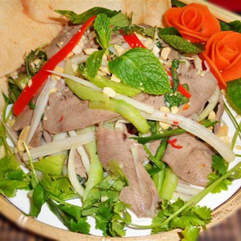 Cách làm gỏi lưỡi heo ngó sen