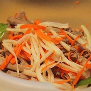 Cách làm gỏi lưỡi heo trộn ngó sen