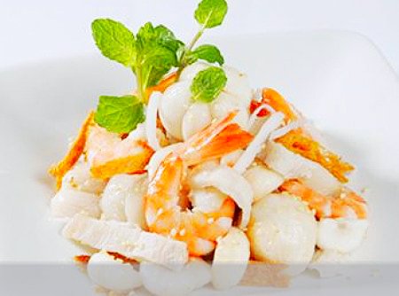 Gỏi măng cụt chua ngọt