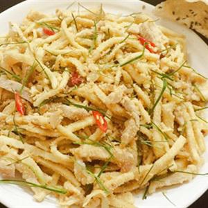 Cách làm gỏi măng thịt heo