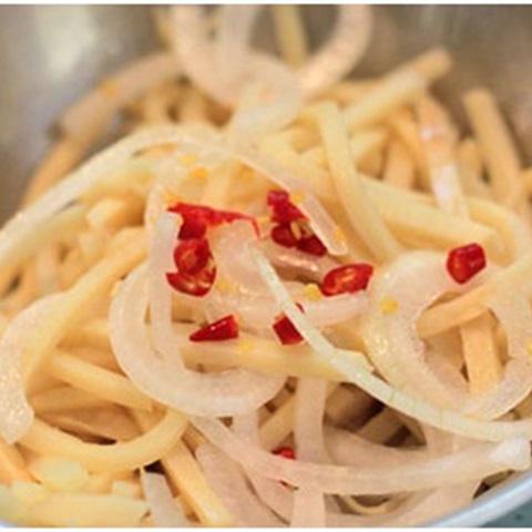 Cách làm gỏi măng tươi trộn thịt bò