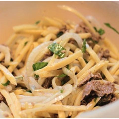 Cách làm gỏi măng tươi trộn thịt bò