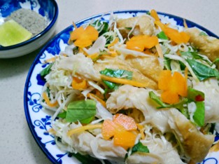 Gỏi mì căn chay