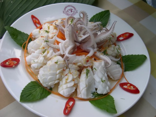 Gỏi mực