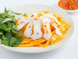 Gỏi mực chua cay