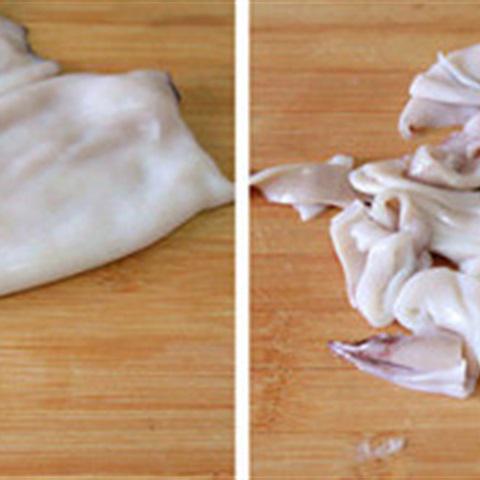 Cách làm gỏi mực trộn khổ qua