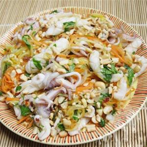 Cách làm gỏi mực xoài xanh