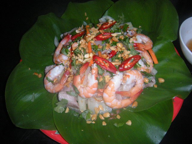 Gỏi ngó lục bình rau củ