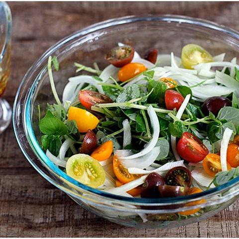 Cách làm gỏi rau càng cua trộn dầu giấm