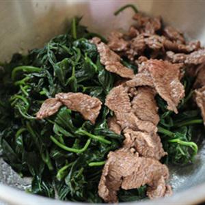 Cách làm gỏi rau lang thịt bò