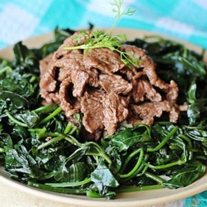 Cách làm gỏi rau lang thịt bò