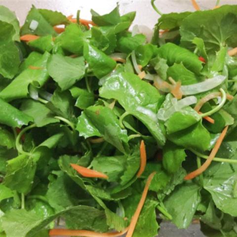 Cách làm gỏi rau má thịt bò