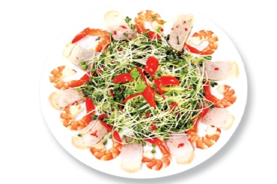 Gỏi rau mầm