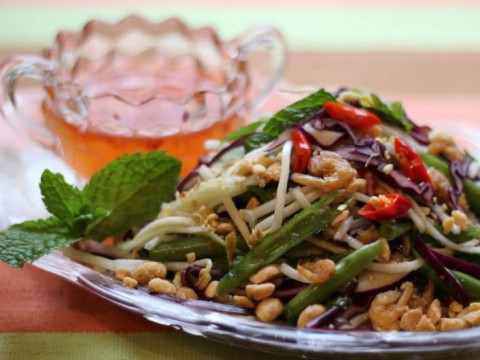 Gỏi rau trộn tôm khô