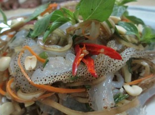 Gỏi sứa hoa chuối