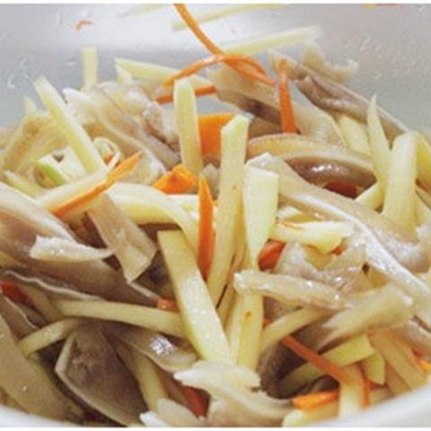 Cách làm gỏi tai heo với xoài xanh