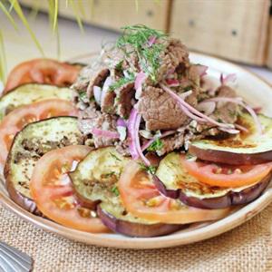 Cách làm gỏi thịt bò cà tím