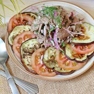 Cách làm gỏi thịt bò cà tím