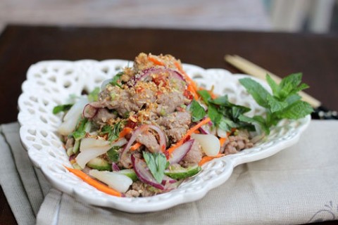 Gỏi thịt bò cay