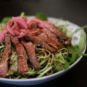 Cách làm gỏi thịt bò rau muống