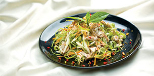 Gỏi thịt bò trộn rau