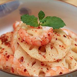 Cách làm gỏi tôm củ sen