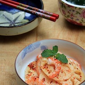 Cách làm gỏi tôm củ sen