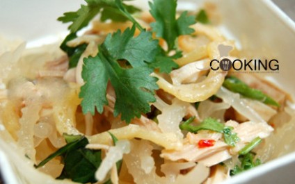 Gỏi tôm rong sụn