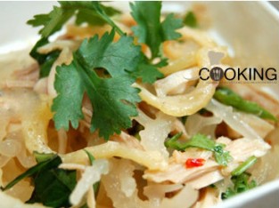 Gỏi tôm rong sụn