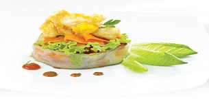 Gỏi trứng chiên