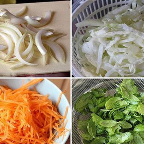 Cách làm gỏi vịt bắp cải