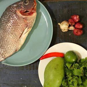 Cách làm gỏi xoài cá chiên