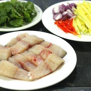Cách làm gỏi xoài cá chiên
