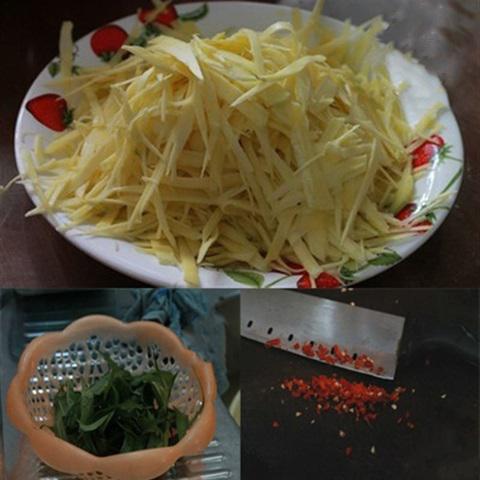 Cách làm gỏi xoài chua cay