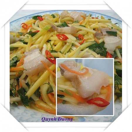 Gỏi xoài thịt heo