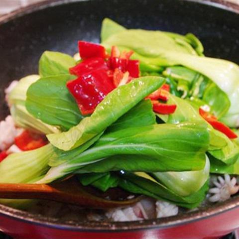 Cách làm hải sản xào cải thìa