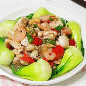 Cách làm hải sản xào cải thìa