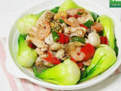 Hải sản xào cải thìa