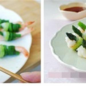 Cách làm hành cuộn tôm kiểu Hàn