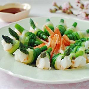 Cách làm hành cuộn tôm kiểu Hàn