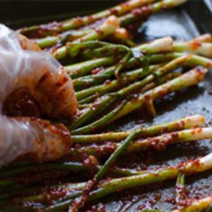 Cách làm hành lá muối kiểu Hàn