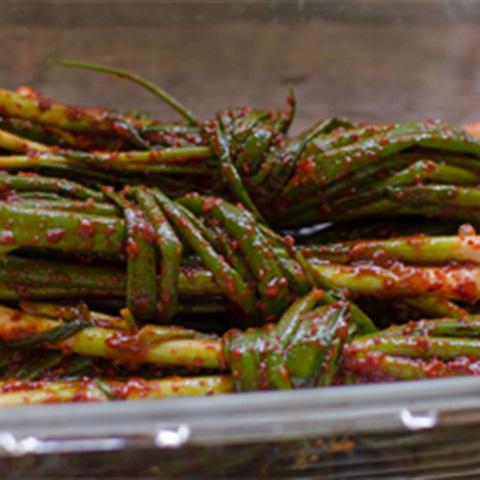 Cách làm hành lá muối kiểu Hàn