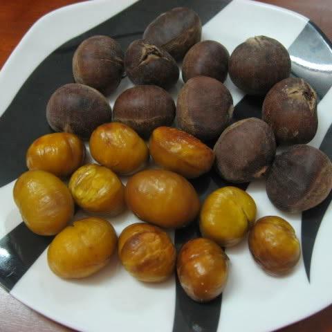 Cách làm hạt dẻ rang muối