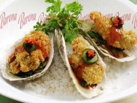 Hàu chiên giòn sốt chua ngọt