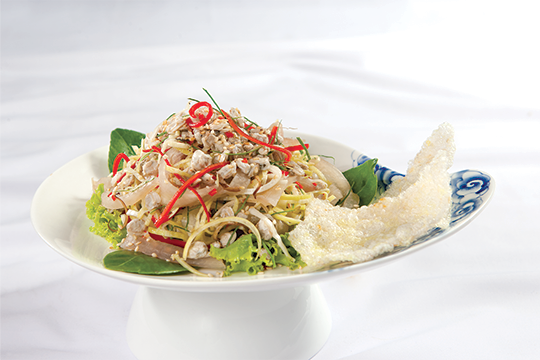 Hến trộn hoa chuối