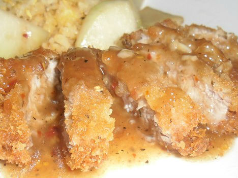 Heo chiên bột sốt me