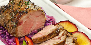 Heo nướng bắp cải chua