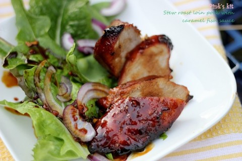 Heo nướng sốt nước đường