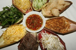 Hoa chuối trộn bắp bò