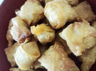 Hoành thánh chiên giòn